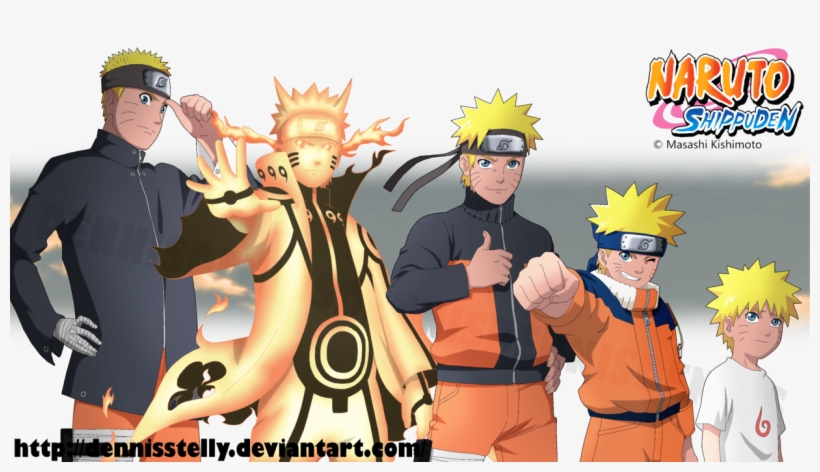 Naruto Age Progression By Dennisstelly On Deviantart - Movie :: Naruto Shippuden :: Dvd, transparent png #1667587