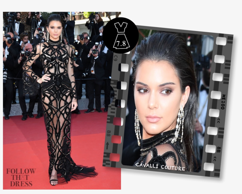 Kendall Jenner In Cavalli Couture & Chopard - Alexander The Great Statue, transparent png #1667591