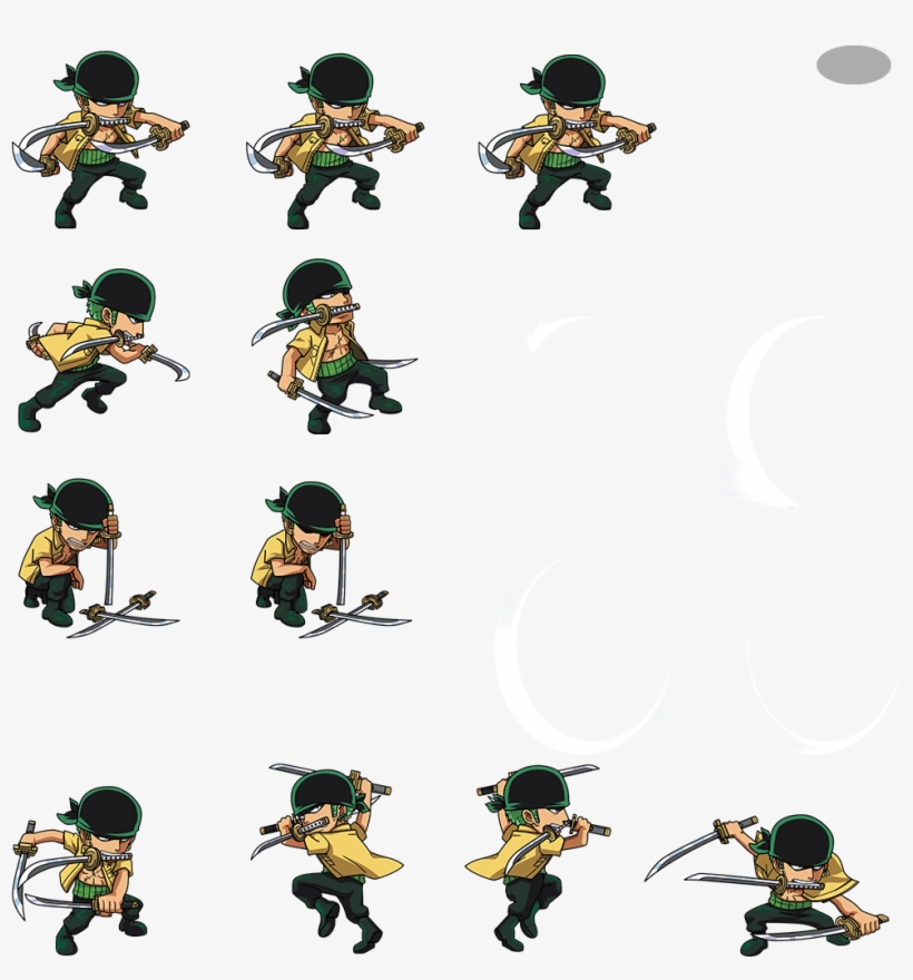 One Piece Zoro Or Sanji - One Piece Zoro 3 Swords - Free Transparent PNG  Download - PNGkey