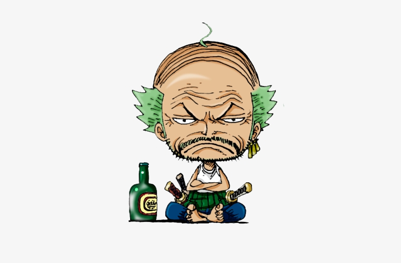 Roronoa Zoro - Roronoa Zoro Chibi, transparent png #1668271