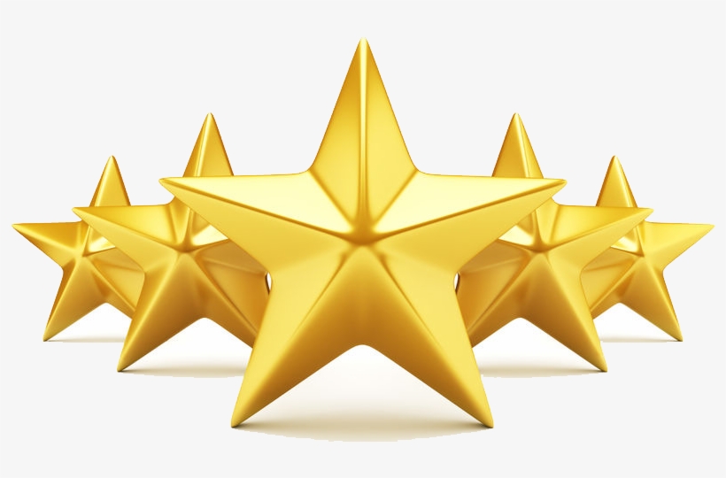 Best Seo Services - Transparent Background 5 Gold Stars, transparent png #1668422