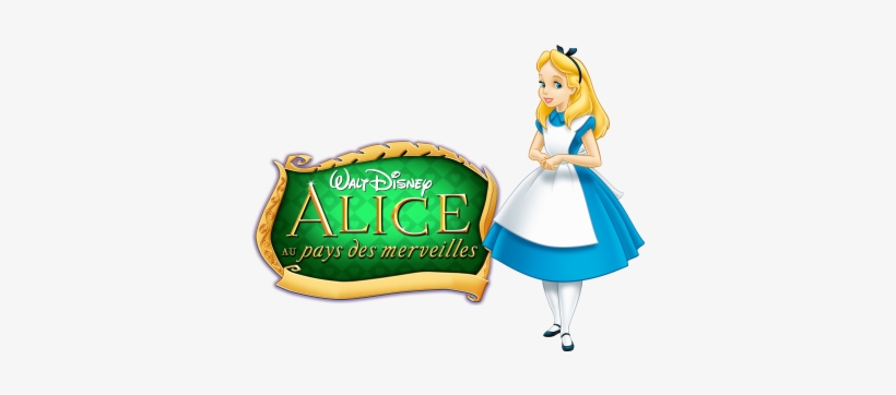 Alice In Wonderland Movie Image With Logo And Character - Alicia En El Pais De Las Maravillas Caricatura, transparent png #1668622