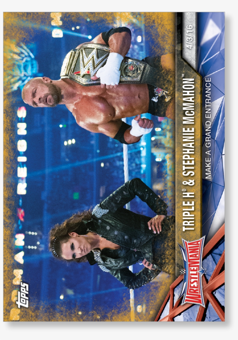 Triple H & Stephanie Mcmahon, transparent png #1669296