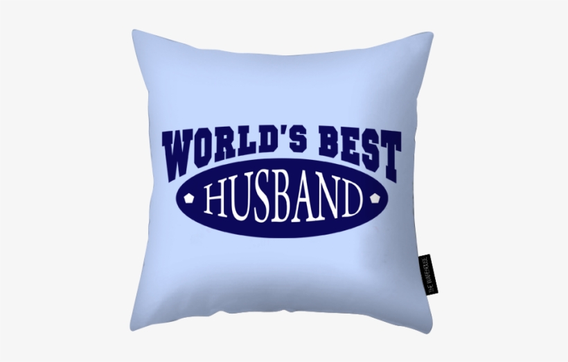 Best Husband Printed Pillow - Cushion, transparent png #1669524