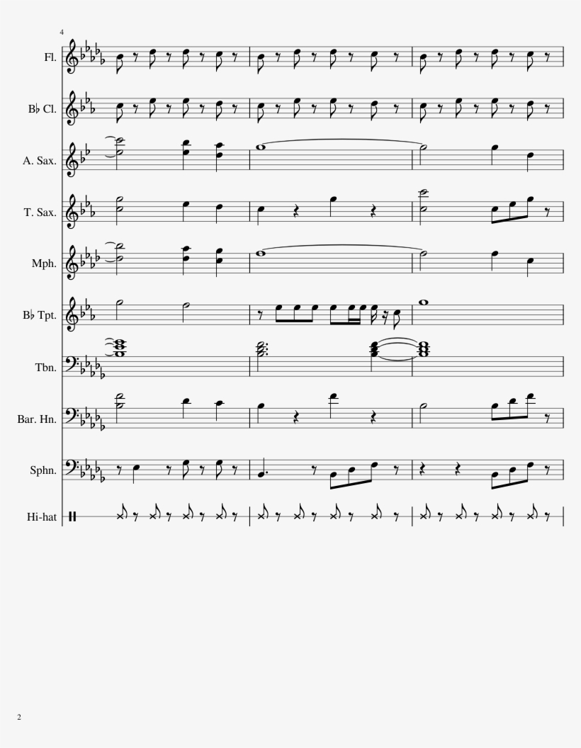 Digits Sheet Music Composed By N - Sucker For Pain Notes, transparent png #1669727