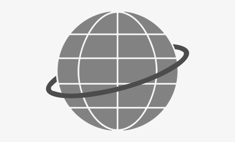 Globe Black And White Globe Icon Vector Clip Art Vectors - Globe Search, transparent png #1670131