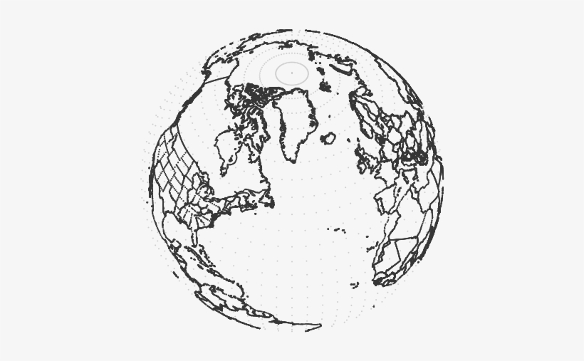 Drawn Globe Svg - Map, transparent png #1670384