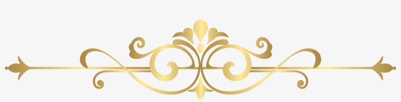 Decorative Clipart Decoration - Decorative Gold Line Png, transparent png #1670534