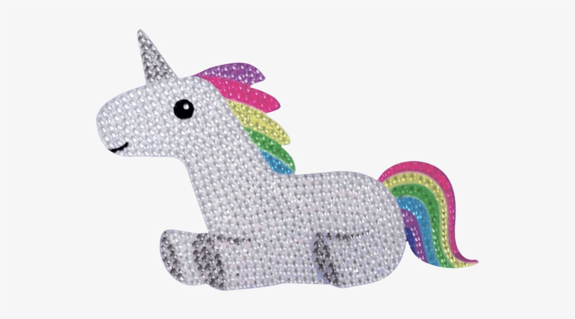 Picture Of Rainbow Unicorn Rhinestone Decals - Rainbow Unicorn, transparent png #1670597