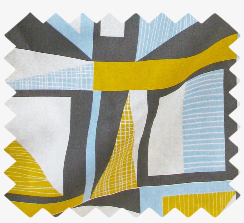Abstract Square Swatch - Abstract Square: Yellow, Blue, Grey, transparent png #1670962
