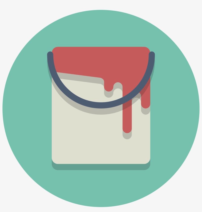 Open - Paint Bucket Icon, transparent png #1671243