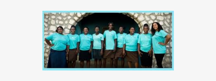 Short Circle Painted Wood Necklace From The Carribean - Huddle, transparent png #1671581