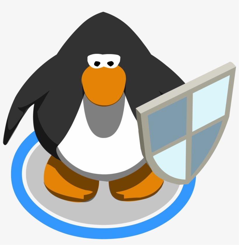 Silver Shield - Png - Club Penguin Vuvuzela, transparent png #1671862