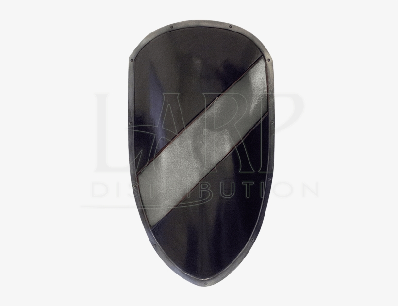 Silver And Black Striped Ready For Battle Large Shield - Armor Venue: Large Shield, Silver, transparent png #1672105