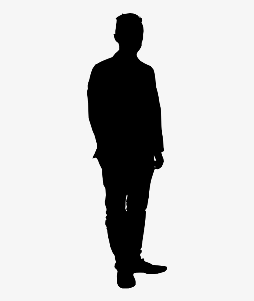 10 Man Standing Silhouette - Bajaj Pcf 25 Dlx, transparent png #1672150