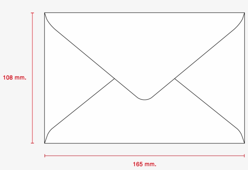 White Envelope No - ขนาด ซอง จดหมาย ราชการ, transparent png #1672196