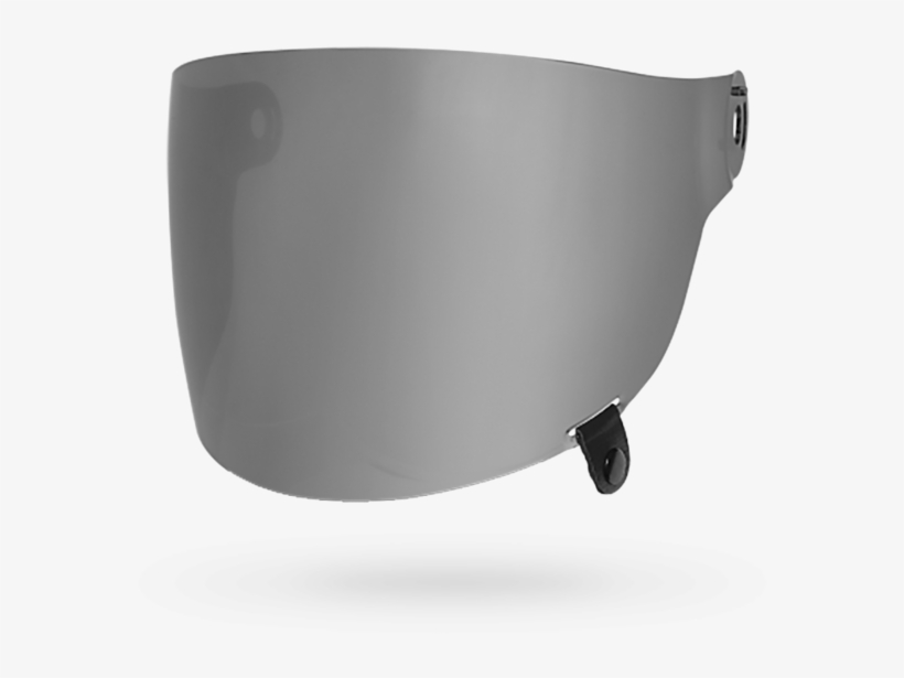 Bell Bullitt Flat Shield Silver Iridium - Bell Bullitt Helmet, transparent png #1672422