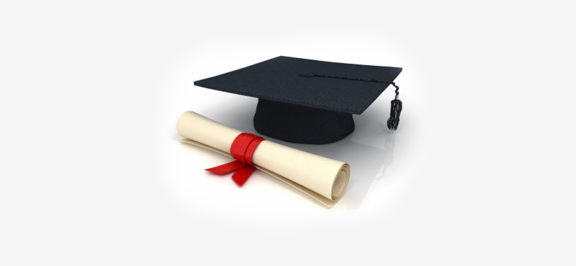 The Post Graduate Diploma In Computer Applications - Graduation Cap And Diploma Real, transparent png #1672588