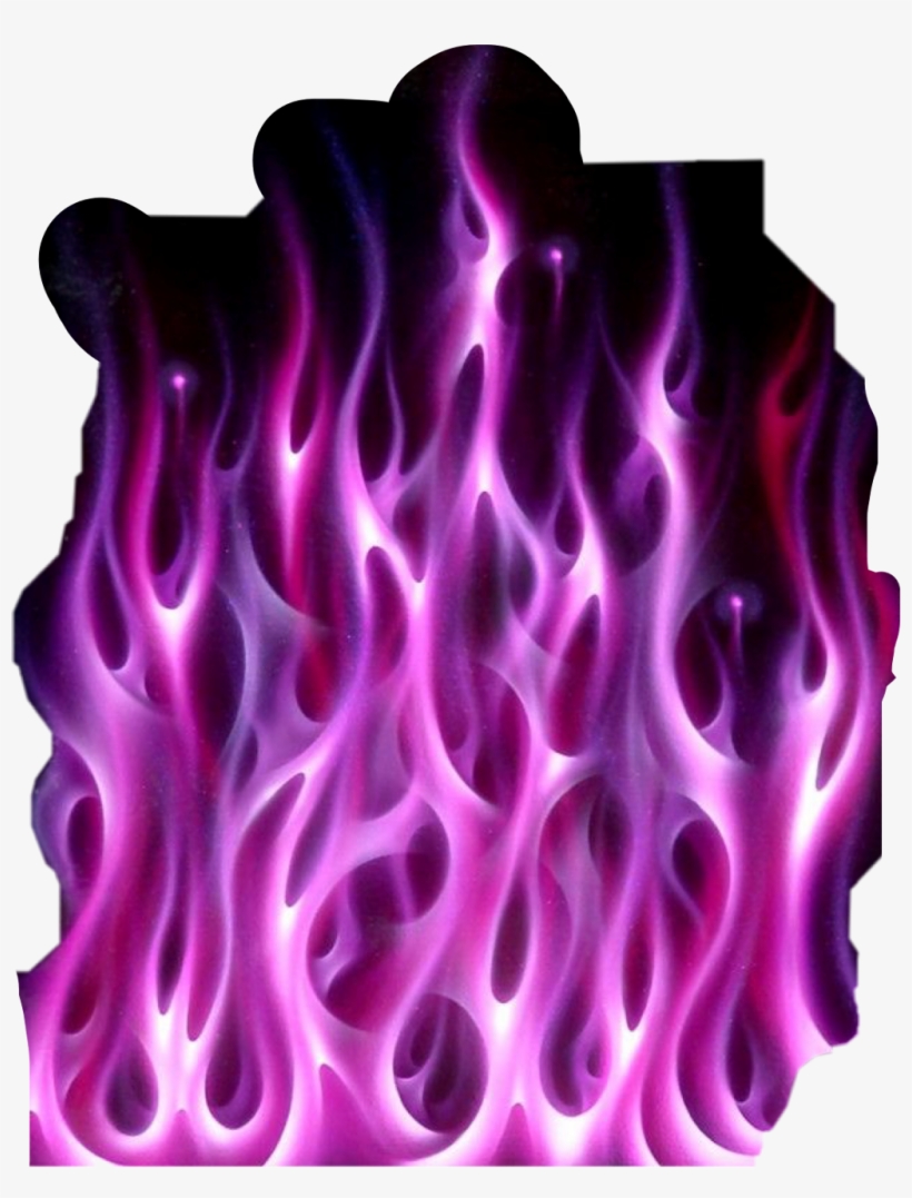 Report Abuse - Pink And Purple Flames, transparent png #1672644