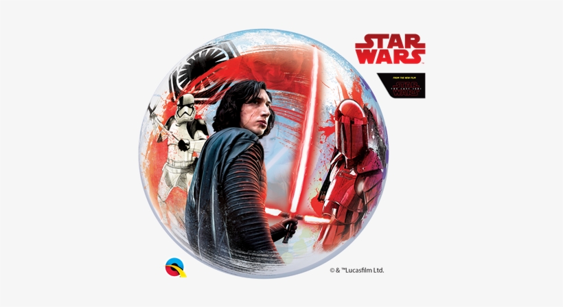 22" Disney Bubble Star Wars The Last Jedi - Star Wars, transparent png #1672667