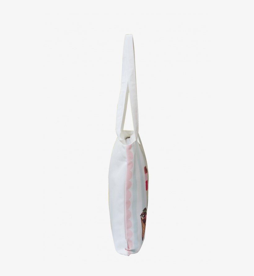 Ice Cream Canvas Bag - Shoulder Bag, transparent png #1672751
