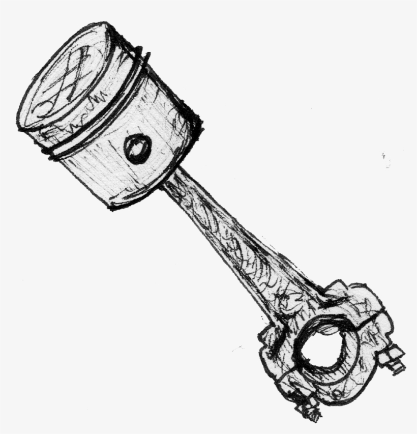 Motor Dolls Piston Motorcycle Tattoo Engine - Seher Png, transparent png #1673237