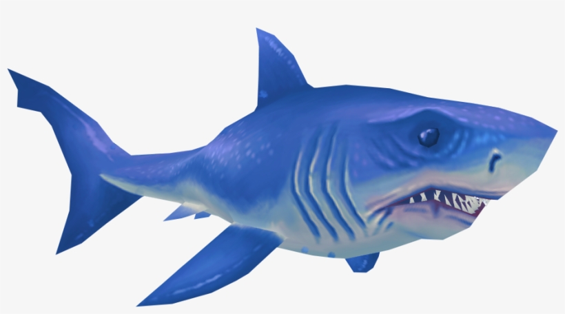 Shark Jumping Out Of Water Png - Great White Shark Png, transparent png #1673328