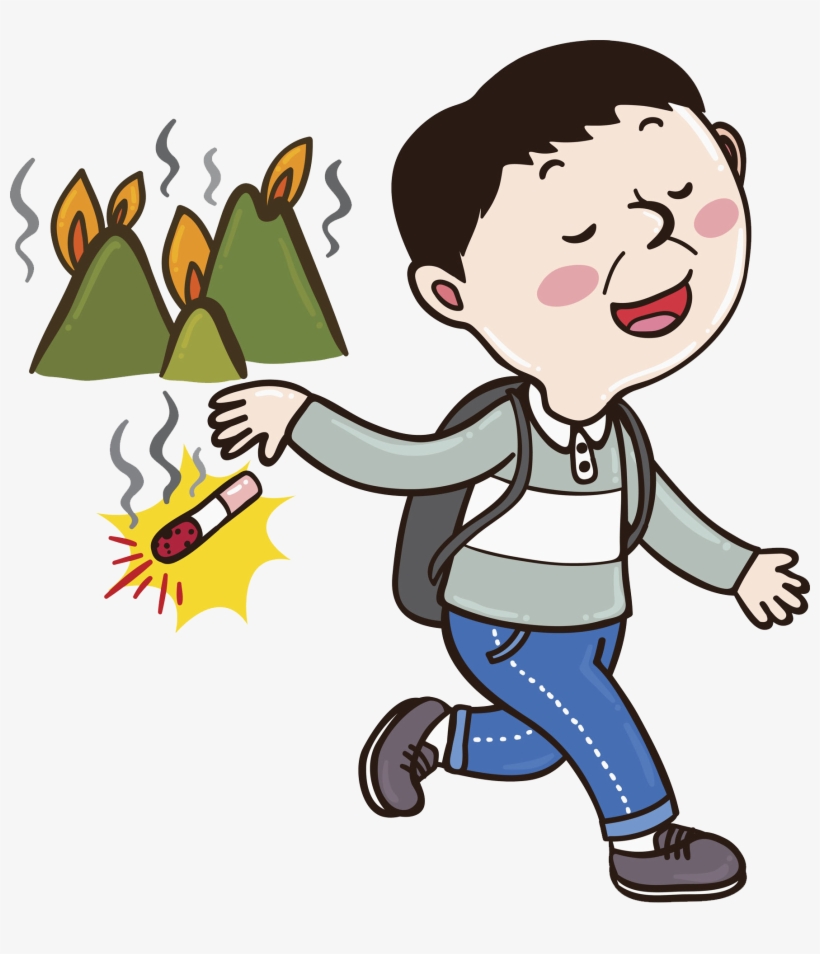 Fire Burilla Combustion The Man Who Threw - Colillas De Cigarro Animadas, transparent png #1673910