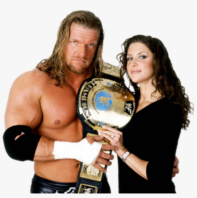Triple H And Stephanie Mcmahon Wwe Champions, Wwe Wrestlers, - Wwe Triple H Stephanie, transparent png #1674376