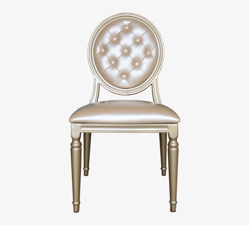 Marie Antoinette Chair - Gold, transparent png #1674748