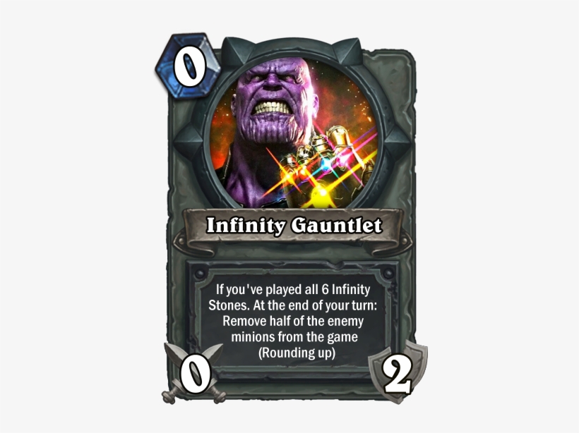 The Reward For Playing All 6 Infinity Stones - Hearthstone Warlock Weapons, transparent png #1675297