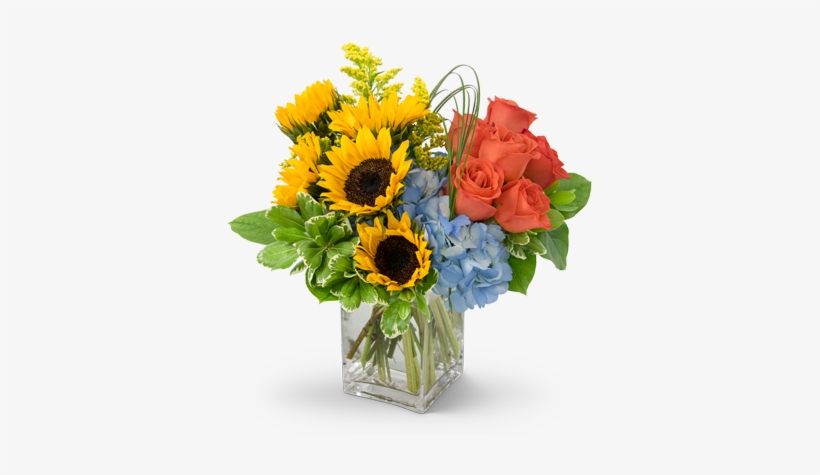 Summer Fun Flower Arrangement - Flowers Port Png, transparent png #1675320