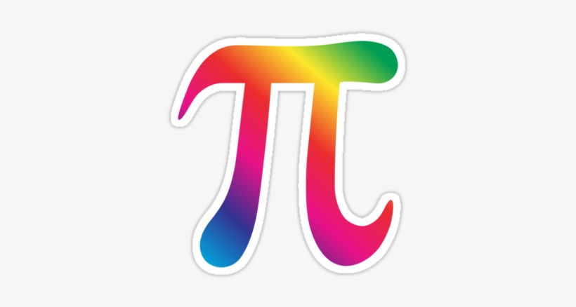 Colorful Pi Symbol - Colorful Images Of Pi, transparent png #1675453