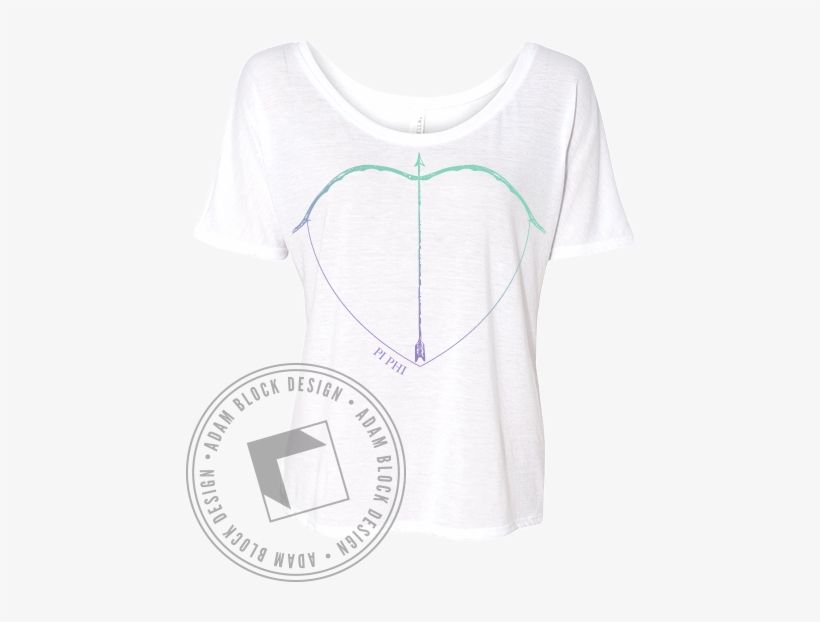 Pi Beta Phi Heart Bow Tee - Sigma Nu Snake Shirt, transparent png #1675643