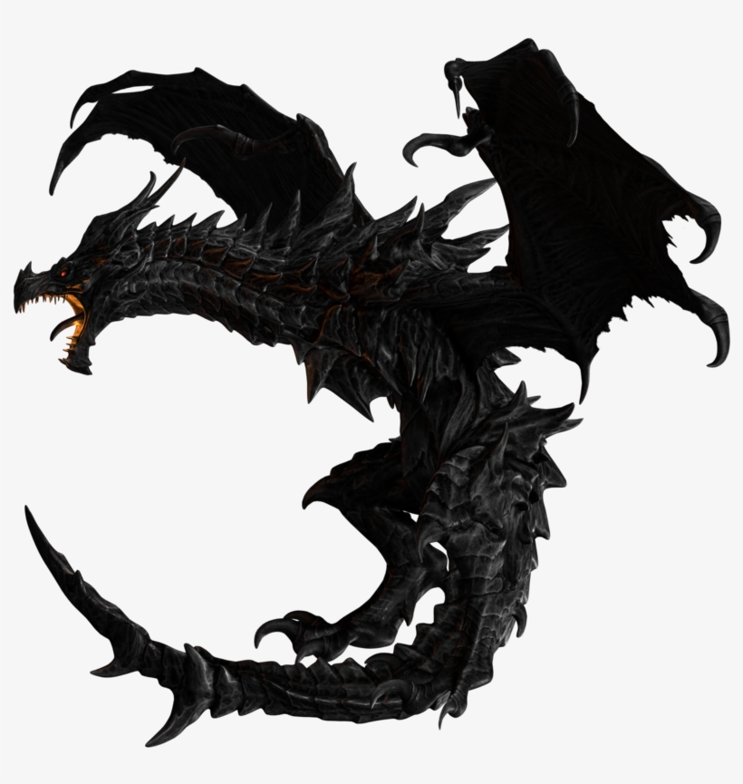 Képtalálat A Következőre - Skyrim Alduin Png, transparent png #1675825