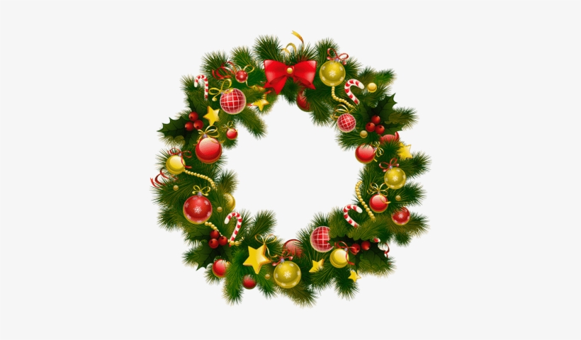 Christmas Wreath Frame Png, transparent png #1675923