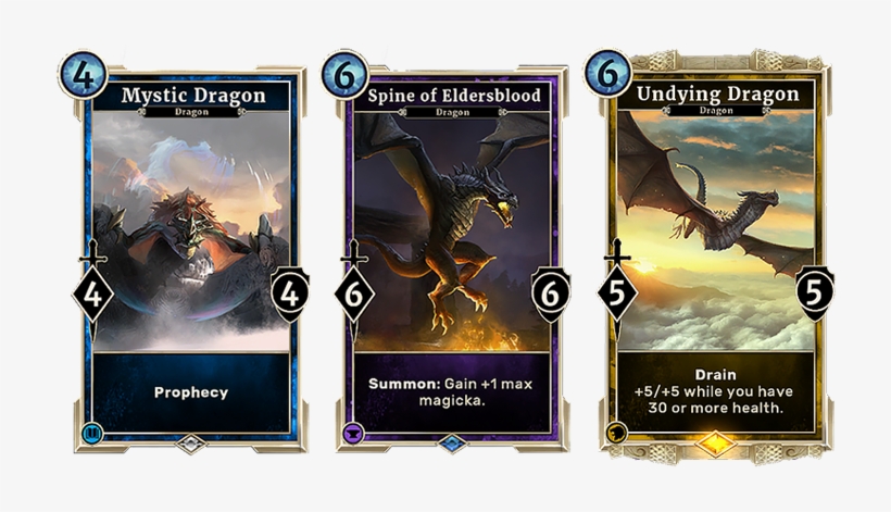 Tesl Skyrim Mysticdragon En - Elder Scrolls Legends Heroes Of Skyrim, transparent png #1675942