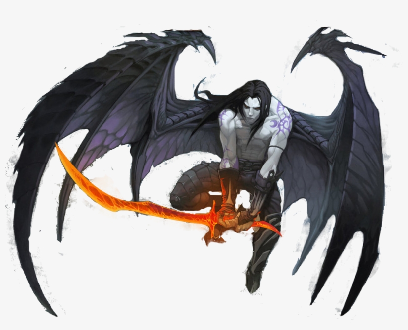 Image Ardentis Demon Human Form Png Thebakuganhangout - Human With Demon Wings, transparent png #1675998