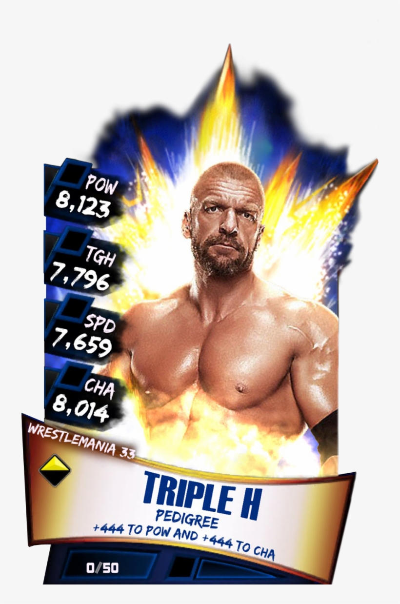 Tripleh S3 14 Wrestlemania33 - Wwe Supercard Wrestlemania 33 Carmella, transparent png #1676381