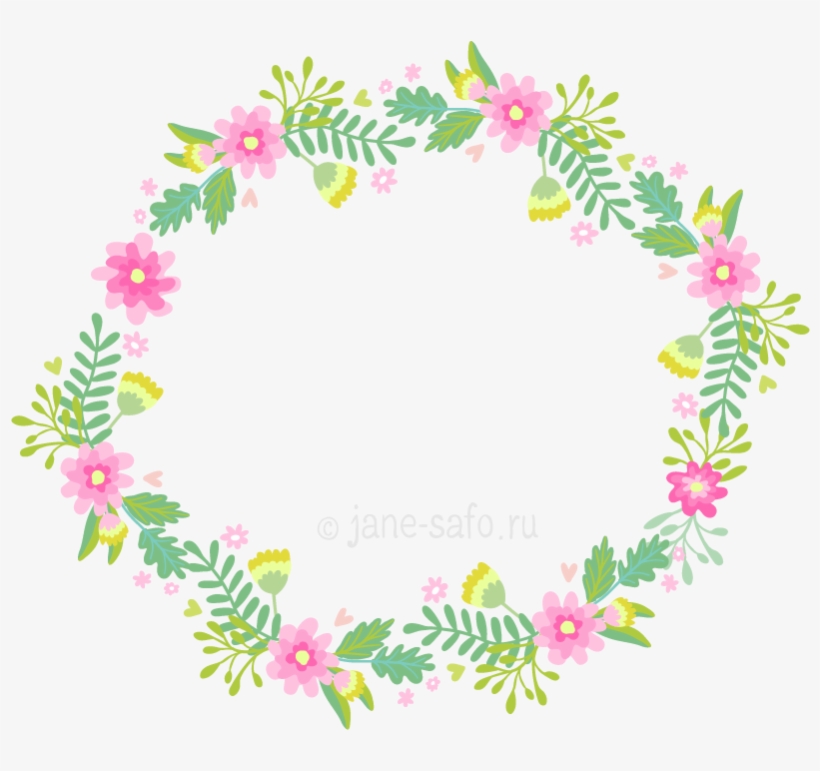 Molduras Arredondadas Pinterest Wreaths Discover - Shabby Chic Frame Vector, transparent png #1676406