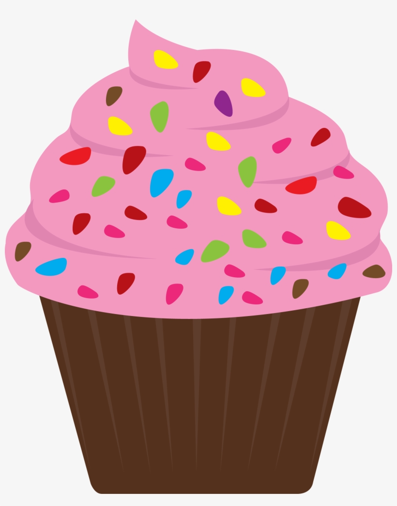 Clipart Cupcake School - Big Cup Cakes Clip Art, transparent png #1676533
