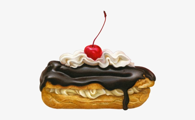 Gateaux,tubes Cupcake Drawing, Cupcake Art, Watercolor - Drawing Of Eclairs, transparent png #1676745