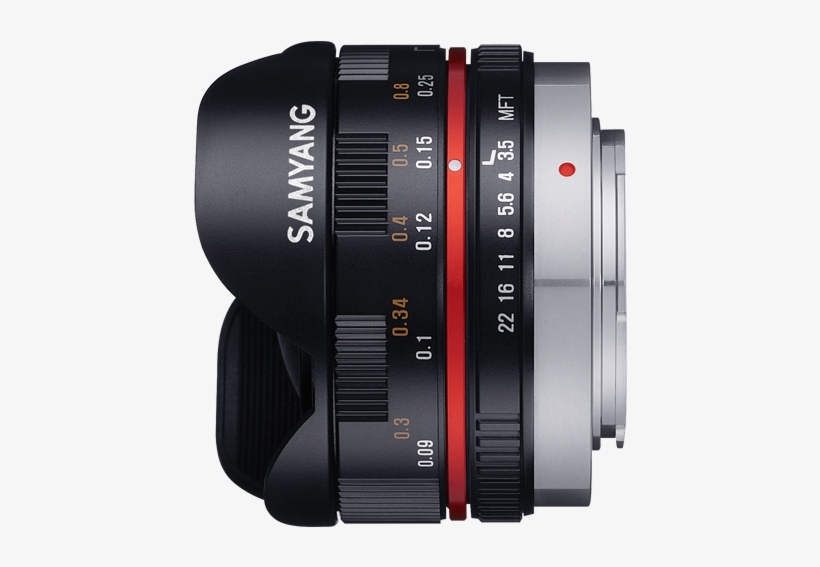 1570249622 - Samyang 7.5mm F3.5 Fish-eyes Lens, transparent png #1676847