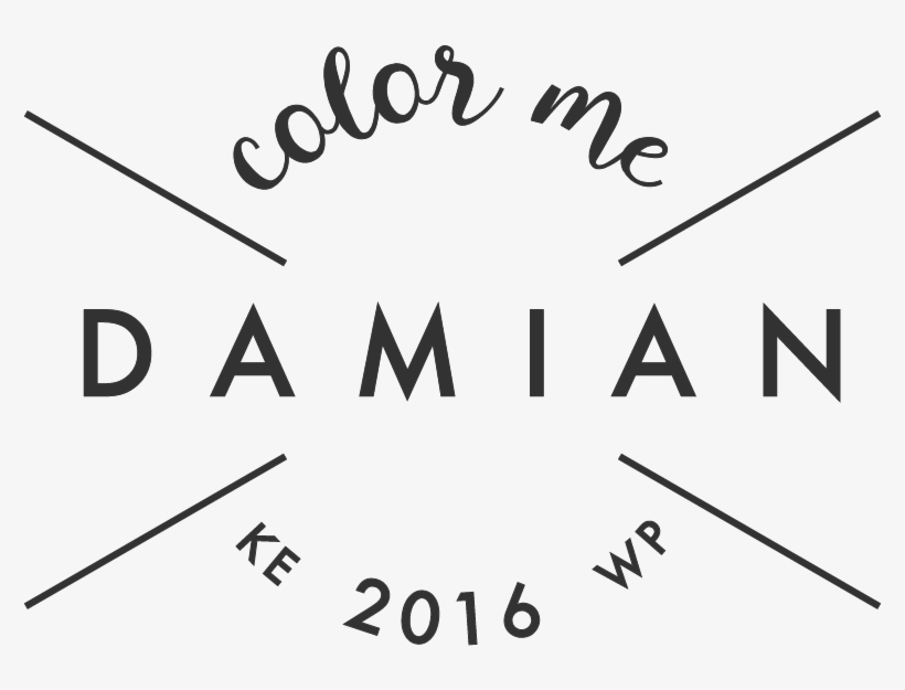 Welcome To Color Me Damian - Line Art, transparent png #1676935