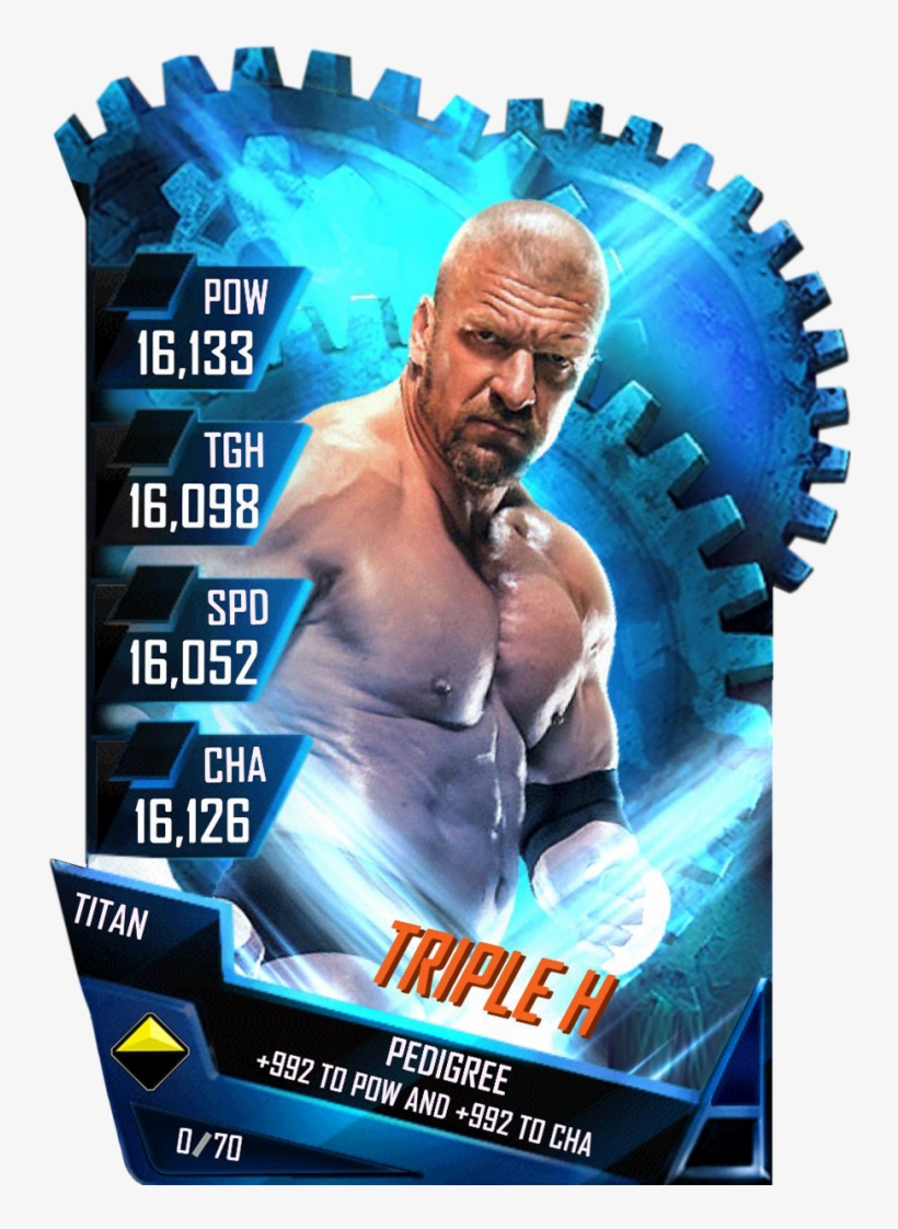 Tripleh S4 18 Titan Fusion - Wwe Supercard Titan Fusion, transparent png #1677109