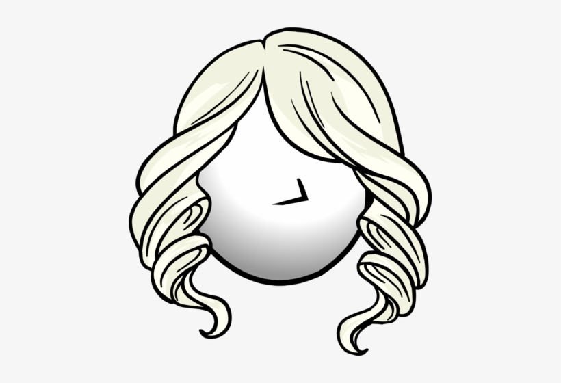 The Whipped Cream Old Icon - Club Penguin White Wigs, transparent png #1677553