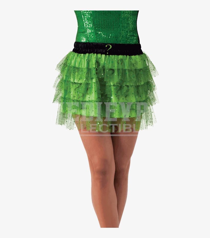 Womens Riddler Sequin Skirt - Rubie's Costume Co Rubie's Dc Comics Superhero Style, transparent png #1677579