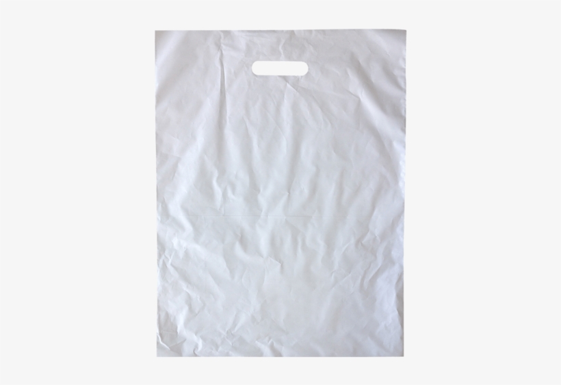 Large White Plastic Bags With Die Cut Handles - Skirt, transparent png #1677603