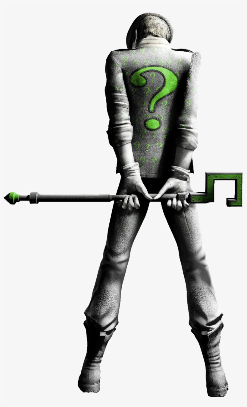 Latest Batman Riddler, Batman Arkham City, Gotham, - Riddler Arkham City, transparent png #1677656