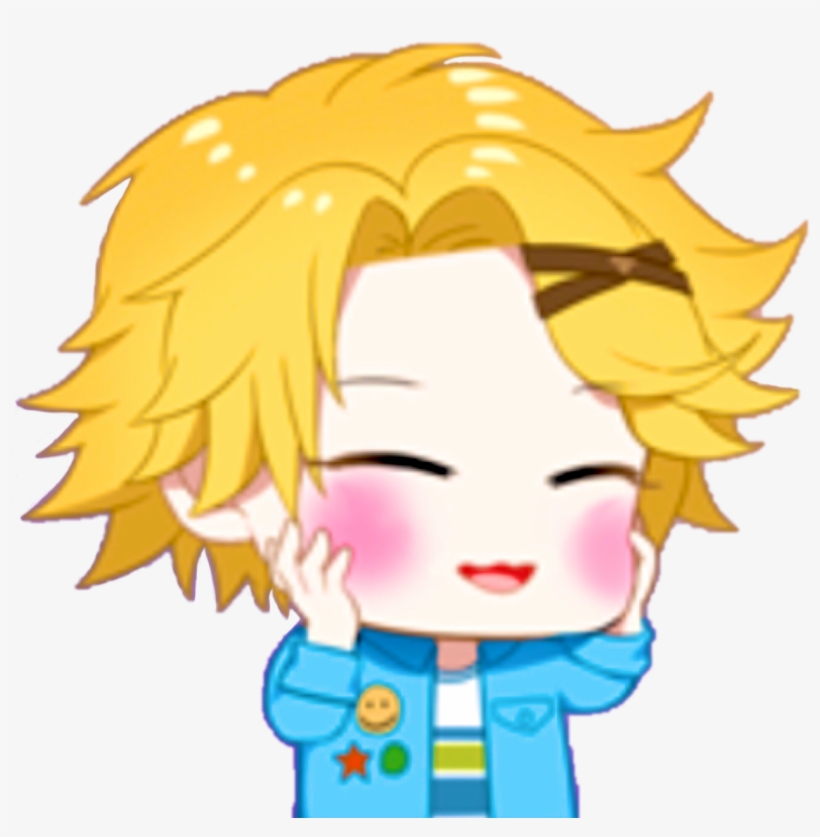 Blush Yoosung - Mystic Messenger Emojis Transparent, transparent png #1677661